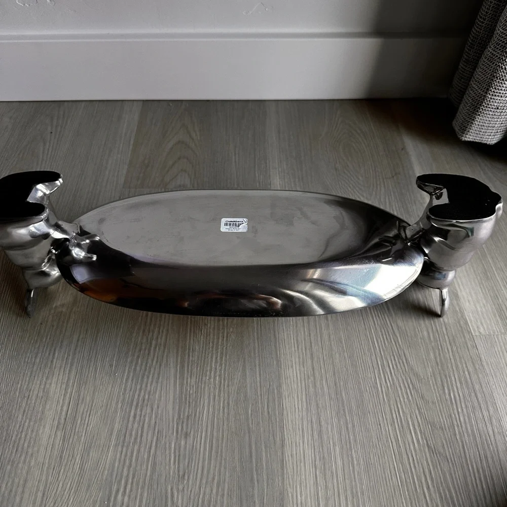 Crate&Barrel aluminum bunny